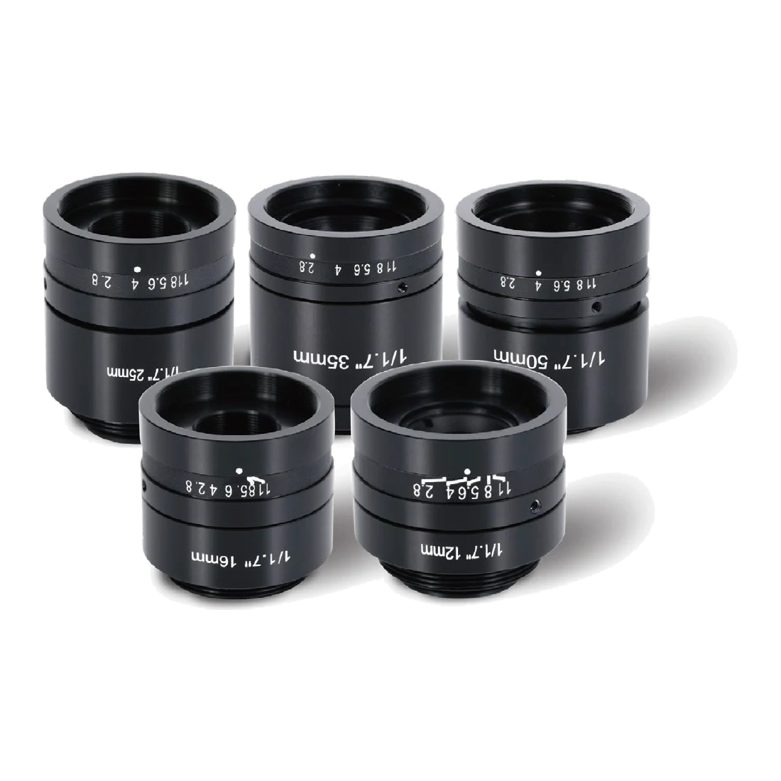 12 mm, 1/1.7", 12MP, C-mount Machine Vision Lens (LS-XTY1217C)